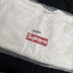 Supreme Box Logo Crewneck White Size large 