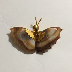 BUTTERFLY PIN BROOCH ⭐️⭐️⭐️⭐️⭐️VINTAGE TO FASHION  ESTATE FIND JEWELRY VINTAGE TO FASHION  