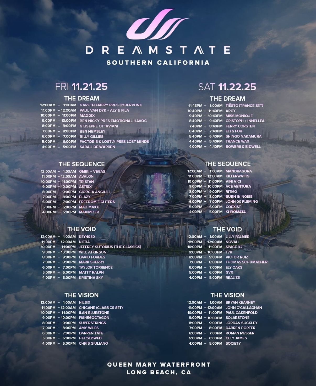 Dreamstate Saturday GA