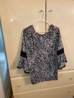 Stem & Vine blouse. Size 1X