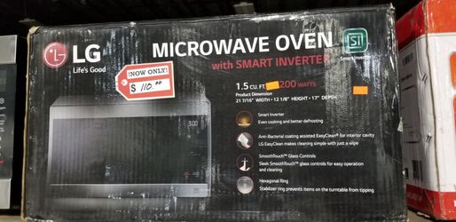 LG MICOWAVE OVEN WITH INVERTER