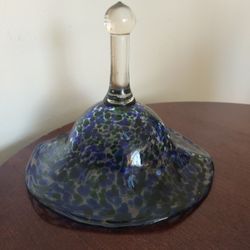 COBALT BLUE SEA GREEN ART GLASS COVER