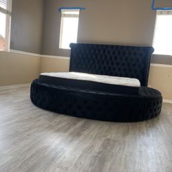 New In Box Queen Bed Frame With Mattress (Read Description Below)