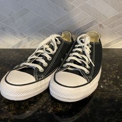 Converse Chuck Taylor All Star Black/White Low Top Sneakers US M6.5 W8.5