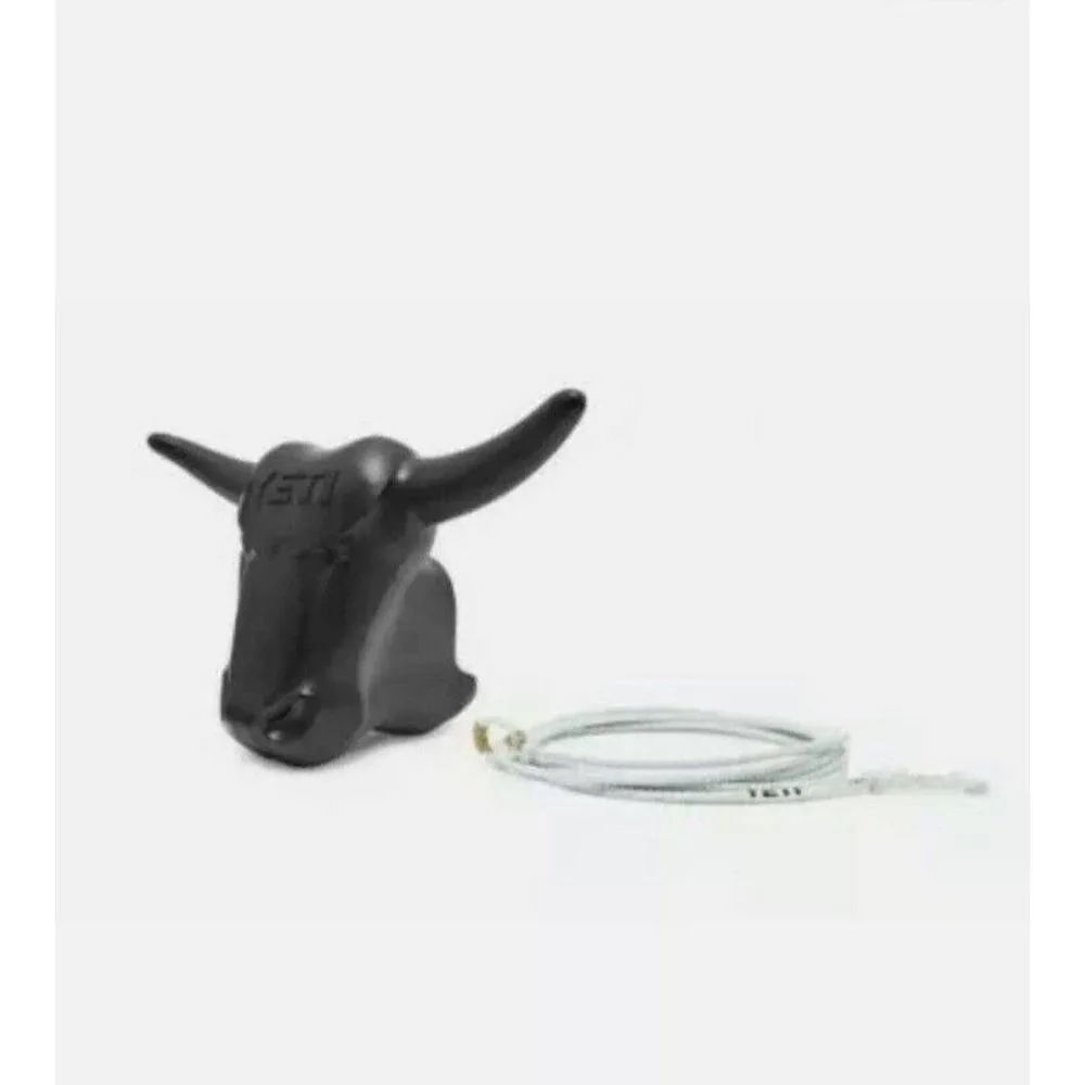Yeti Brand Slick Horns Bull Roping Head - Fits On Yeti Coolers