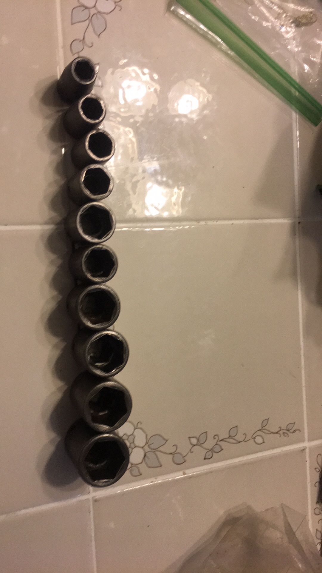 Snap On 3/8 Drive Sae 6 Point Shallow Well Socket Set