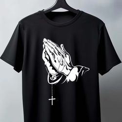 Men's Cotton Black T-Shirt. Sizes S - XL