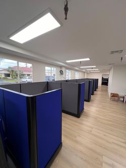 6x6x53T Herman Miller A02 in Charcoal and Blue