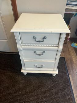 Side Table “White, Wood”