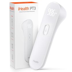 No-Touch Forehead Thermometer PT3 White for Adults Kids Babies Retail $22.00