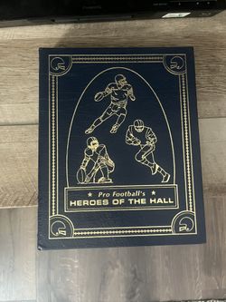 Pro football heroes of the hall hardcover book