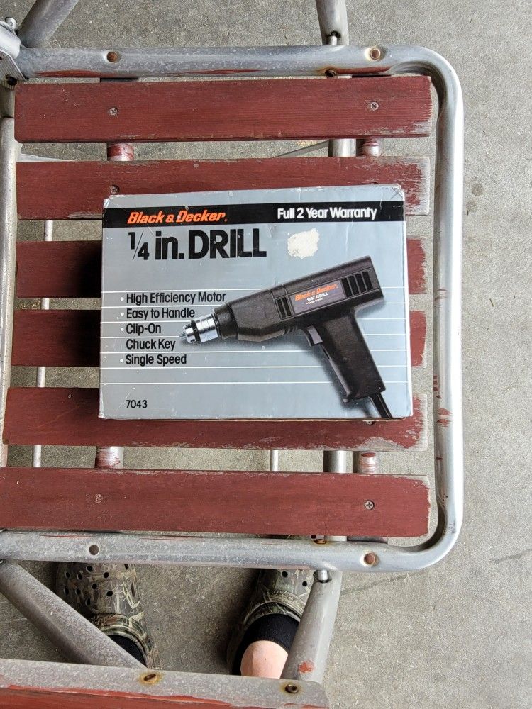Black & Decker 1/4 Drill