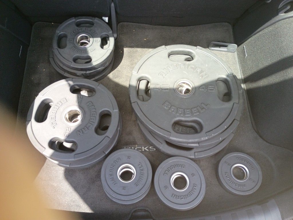400 lb Olympic Weight Set With Olympic Bar