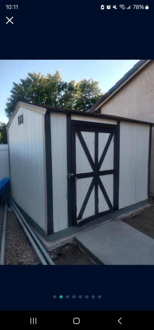 Garage wood shed 8x10 for Storage