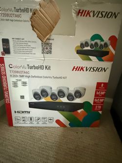 Hikvison security camera kit
