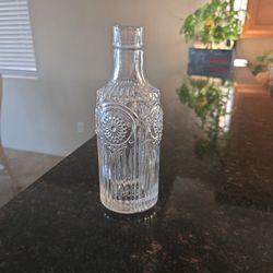 Vintage Owens-Illinois Glass Decanter Bottle – 7” Tall