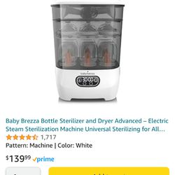 Baby Brezza Bottle Sterilizer and Dryer
