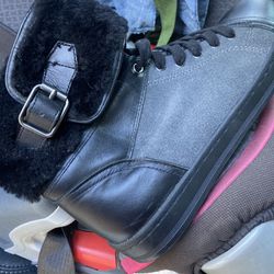 ALDO Black  Fur Boots