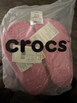 Glossy Pink Crocs. Brand New In Bag.