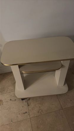 Mobil night stand furniture tray