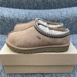 NEW UGG TASMAN  Women's Size’s 6 & 7 Suede & Sheepskin Slippers Sandals 5955 CHESTNUT