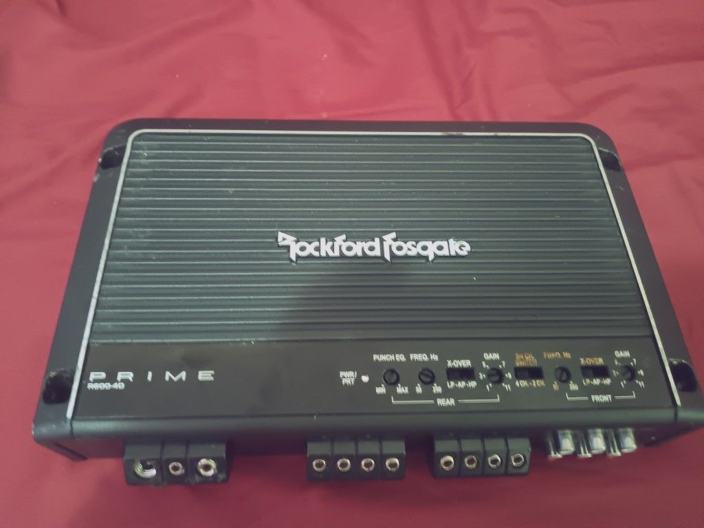 Rockford Fosgate prime R600.4 100×4@4 ohm 150×4@2ohm. FREE SHIPPING DELIVERY DEMO