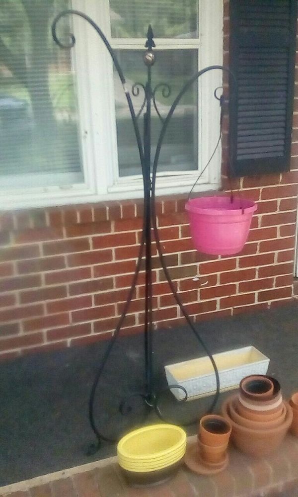 Wrought Iron Plant Hanger For In Huntsville Al Offerup Wrought Iron Plant Hanger