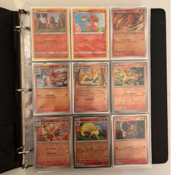 Pokemon Binder 250 Cards Total Holos / Reverse Holos.