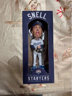Dodgers Blake Snell 2025 World Champion Starters Bobblehead Series
