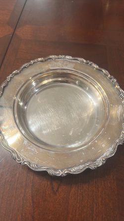 Silver plated dish.