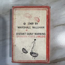 Marshall McLuhan Playing Cards 