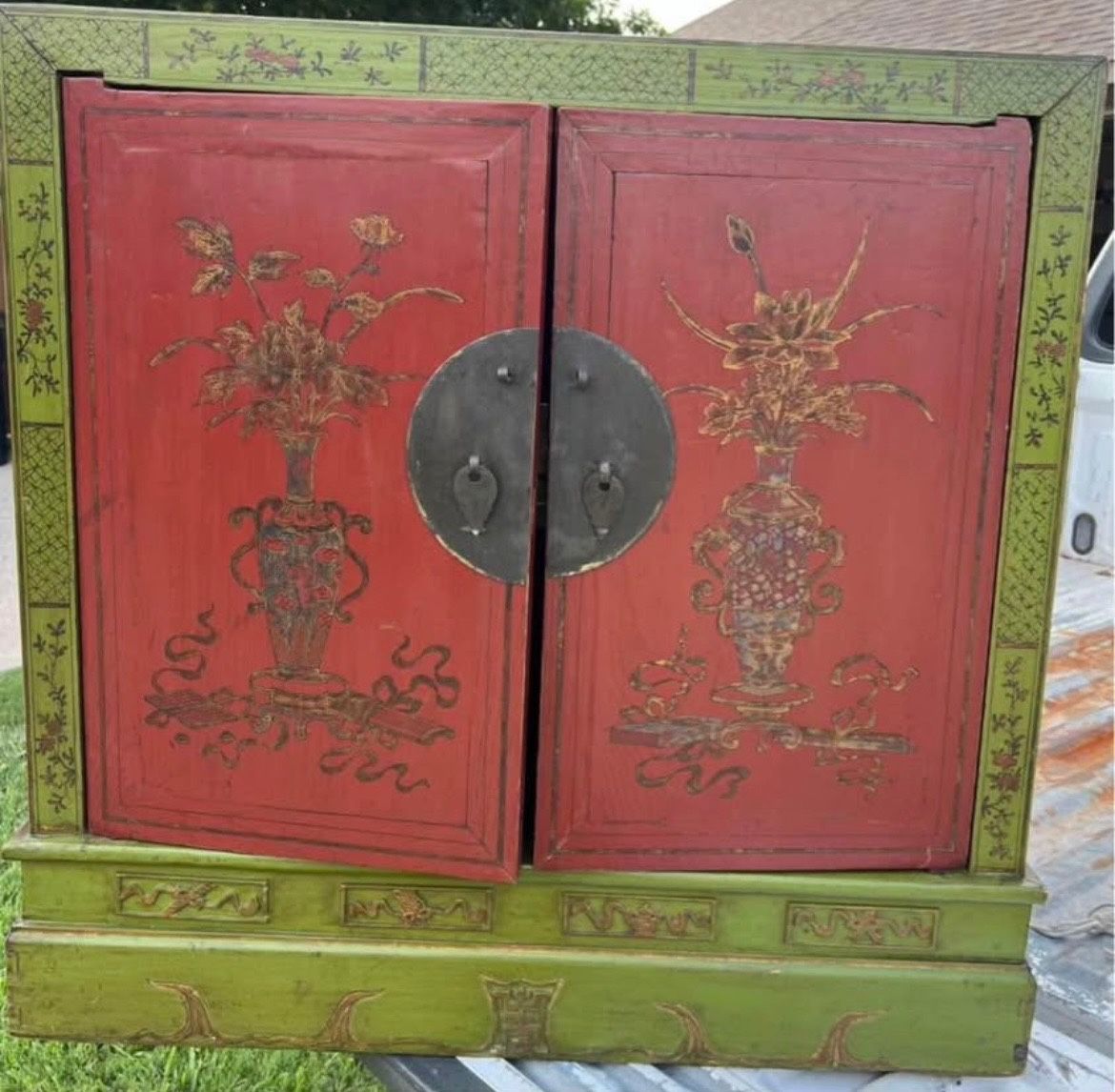 Asian Inspired Cabinet