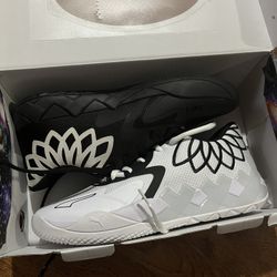 SIZE 13 Mismatch, Black,white Lamelo Balls Adidas Shoe