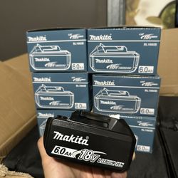 Makita 6ah 18v Original Batteries 