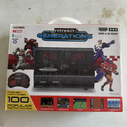 Video game system with 100 great game new