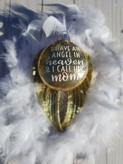 Custom memorial ornament