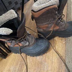 Men Size 8 Kohls Weatherproof Boot Company Snow Boots Women Size 10