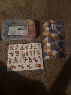 Kids Activity Bundle – Paint Pods, Stickers, and Fabric