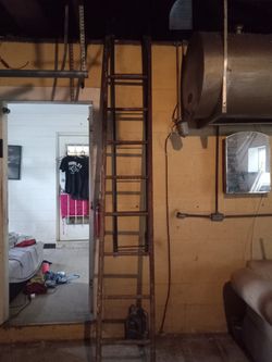 Old Time Fire Truck Ladder