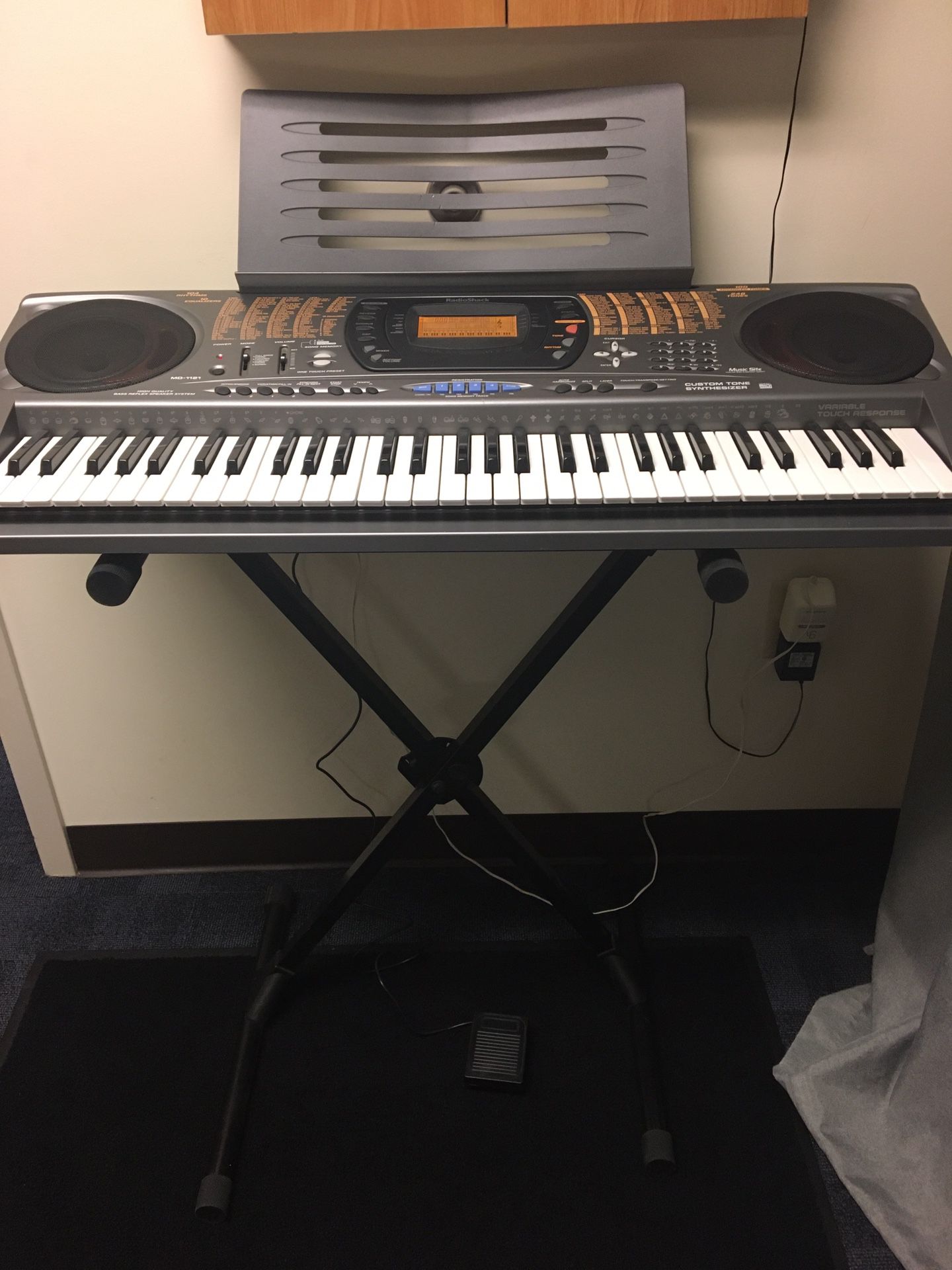 Electric Piano with Accessories