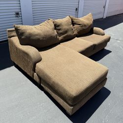 Brown Sectional Couch 