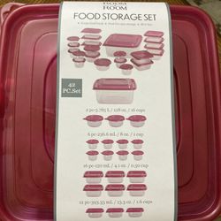 NWT Food Storage Set 42pcs set