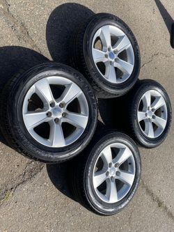 Factory 17” Dodge Rims 5x4.5 & Tires 90%+ charger challenger 300c crv rav4 etc  