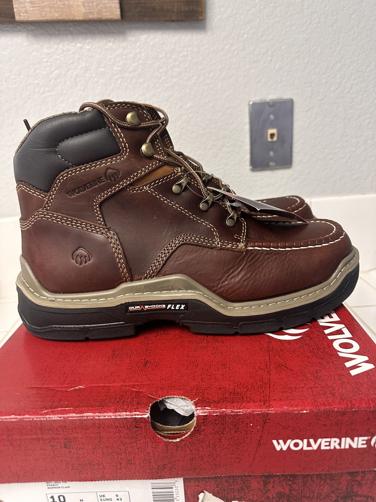 Brand New Wolverine Work Boots For Men. Sizes 8 And 9.5. Steel Teo