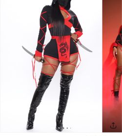 Women's Ninja Halloween Costume Set