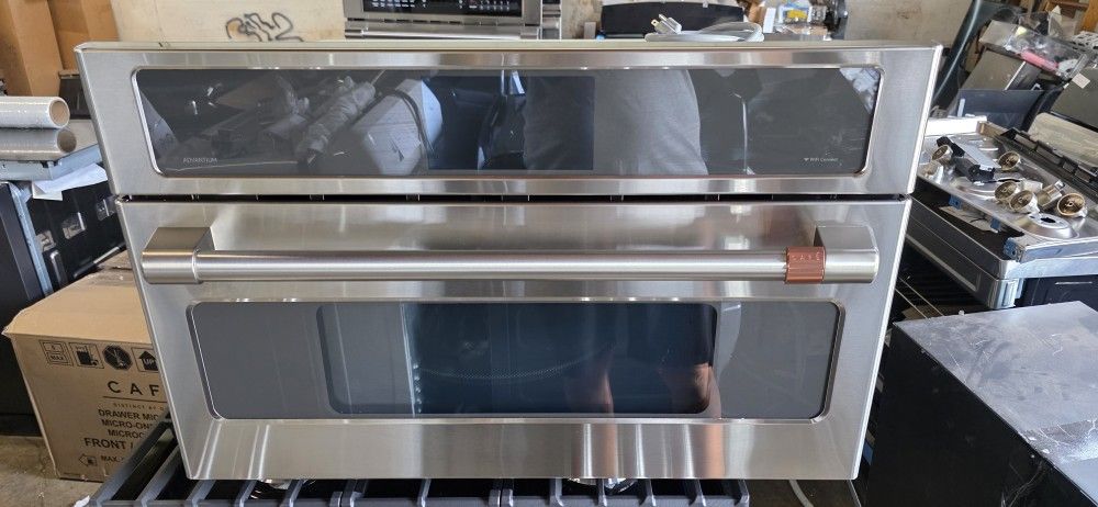 NEW CAFE 30 INCHES BUILT IN MICROWAVE OVEN STAINLESS STEEL