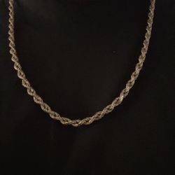 14k Semi Solid Gold Rope Chain