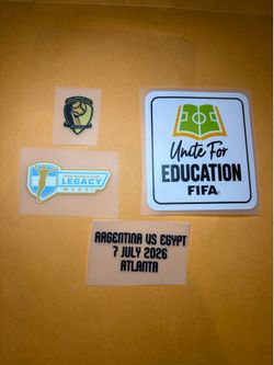 World Cup Match Detail & Patches Argentina vs Egypt Messi Legacy