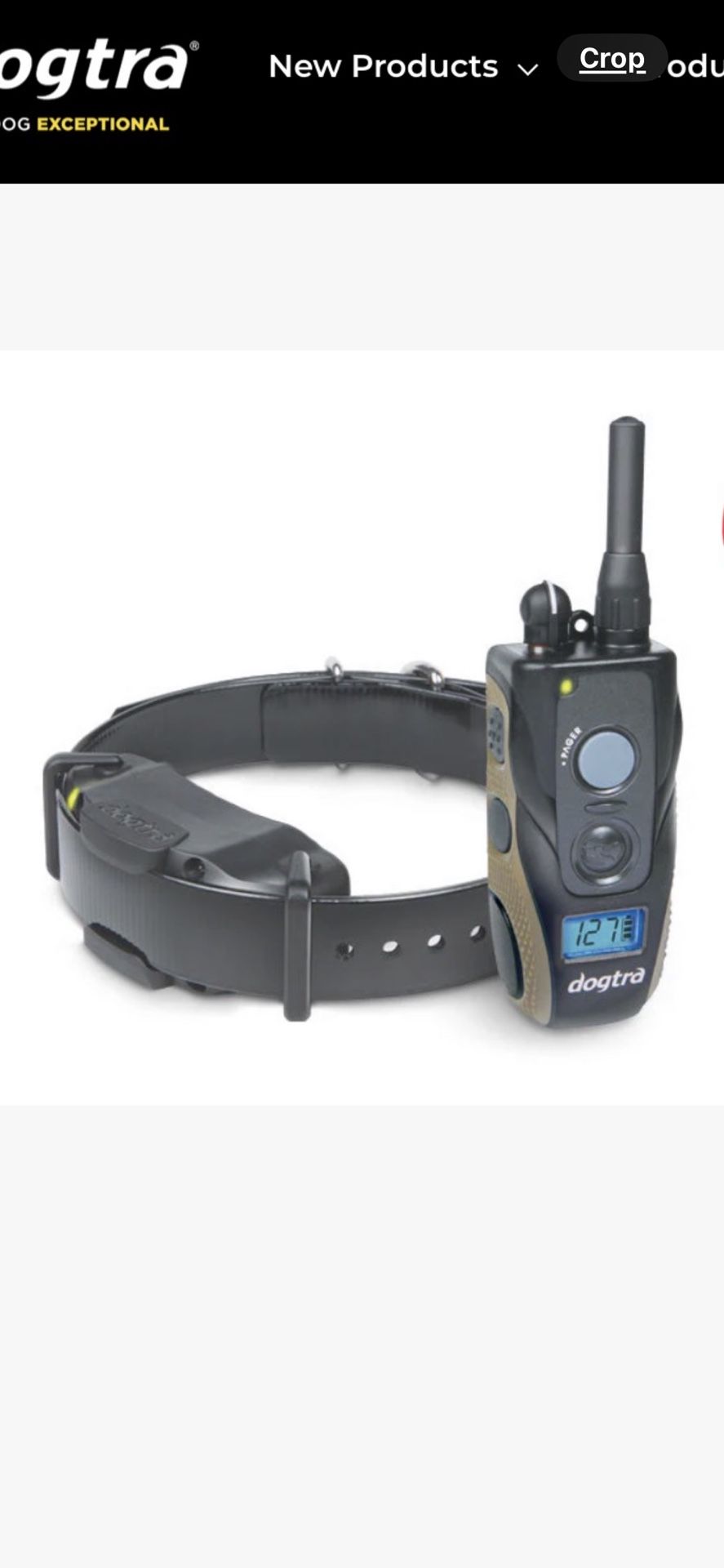 Dogtra 1900S E Collar Dog Training