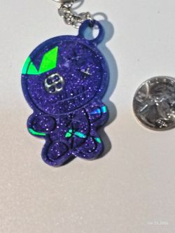 Voodoo doll keychain